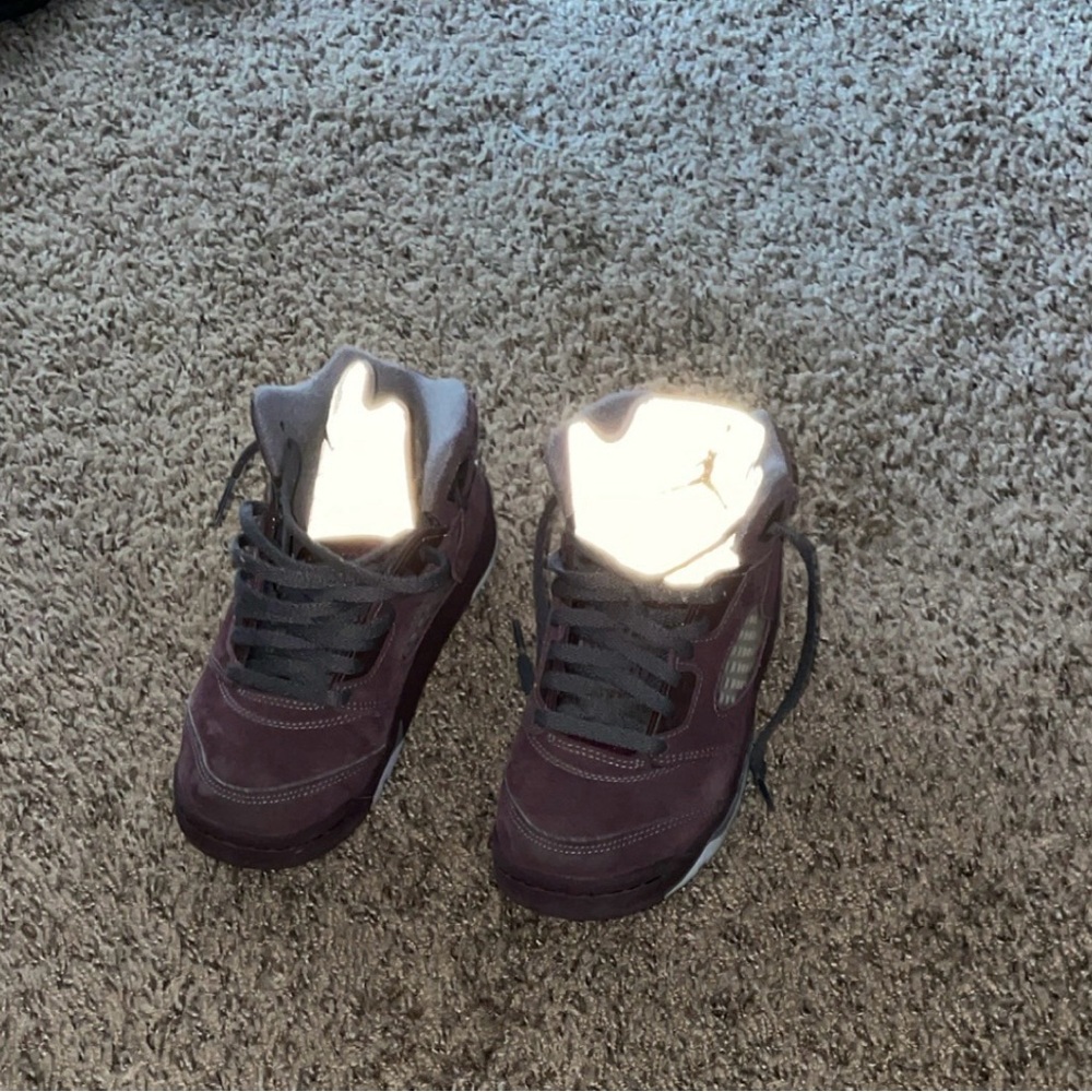 Jordan Kids Sneakers in Purple and Gray